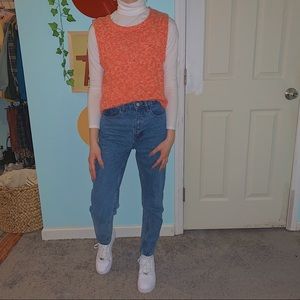 Pink and yellow sweater vest!!!